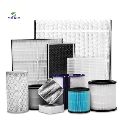 Anti-corrosie airconditioning Hepa filters lage weerstand 65%-95%