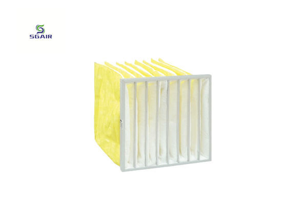 Solid Structure Aluminium Bag Filter Alle metalen frame Hepa 14 Filter 500mm