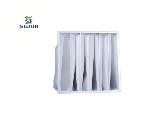 Witte 1 micron F5 Aluminium zakfilter, Midden efficiëntie filter