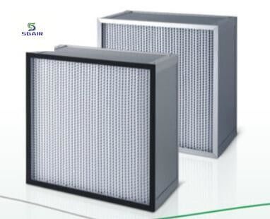 Deep pleat HEPA filter voor industriële ventilatiesystemen
