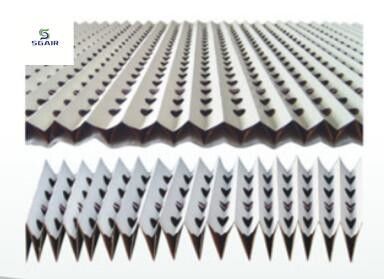 V-type HEPA filterpapier op maat met een stofhoudend vermogen van 600 g/m