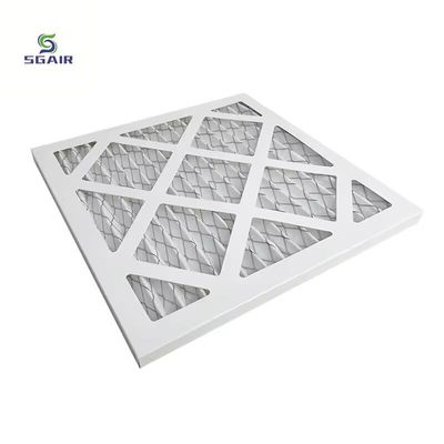 MERV 11 13 Kartonnen frame gepleteerde AC oven luchtfilter op maat voor HVAC-systemen