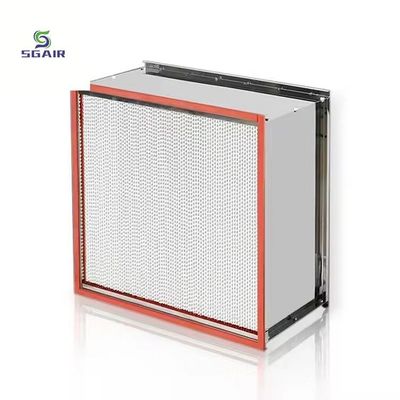 Aluminiumfolie scheidingswand Hoogtemperatuurluchtfilter Standaard modulair ontwerp