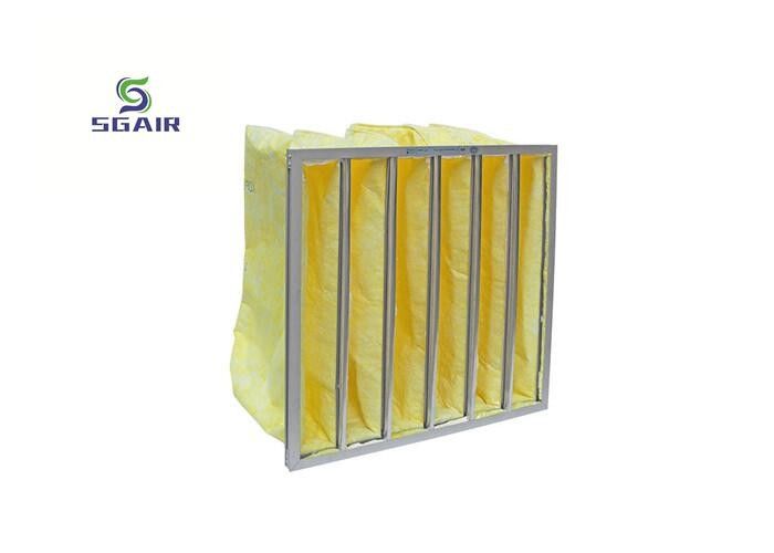 H13 5μM Aluminium zakfilter Geel met grote stofhoudendheid