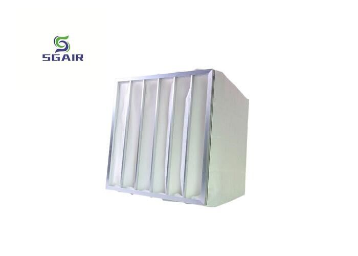 99.97% F9 Aluminium zakfilter, Synthetische vezelfilter voor airconditioning