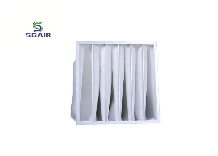 Witte 1 micron F5 Aluminium zakfilter, Midden efficiëntie filter