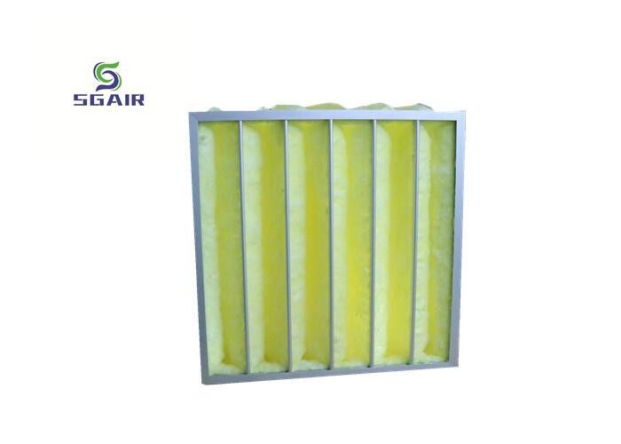 G3 Aluminium zakfilter 99,97% met groot mediagebied en stofhoudend vermogen