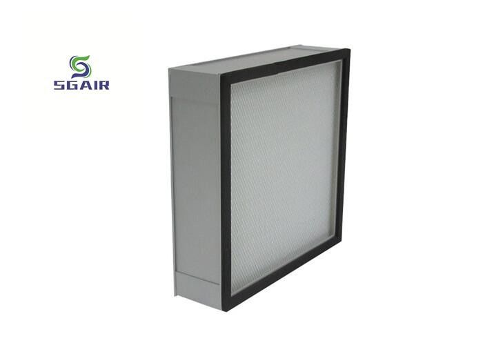 Vierkante groot media gebied F9 Flat Panel Filter, Hepa Filter Voor AC Vent