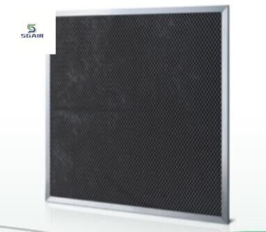 Gegalvaniseerd staal geactiveerd koolstof plank luchtfilter frame en raster is herbruikbaar