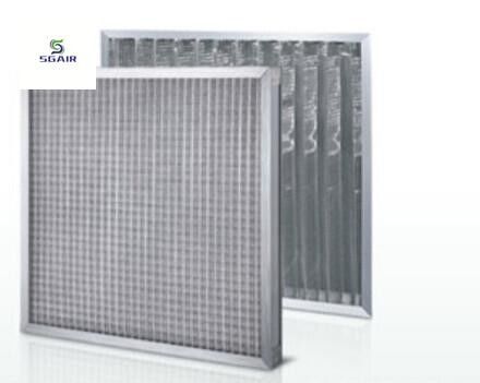 Multilayers Metal Mesh Pre Filter met Wavy Aluminium Mesh en SS Mesh