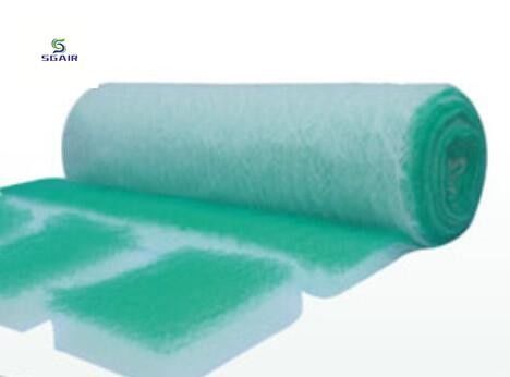Spray Booth Medium Ceiling Filter Media Met een stofhoudend vermogen van 600 g/m