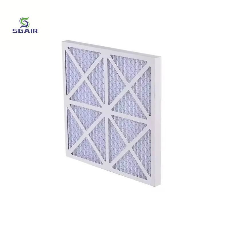 Papierframe 99,99% HVAC luchtfilters verwijderen schadelijke gassen