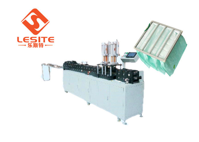 380V/50Hz stroomvoorziening Luchtfilter Frame Maker Machine Met Omron Control System Aanpasbare Frame Grootte