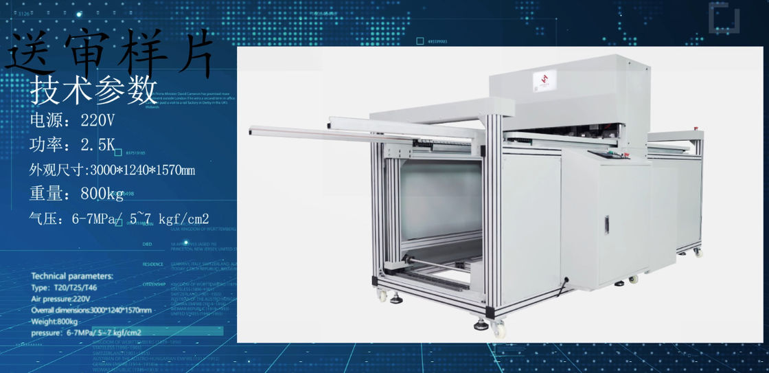 1.5KW Automatische pneumatische dopperspers voor zakfilter