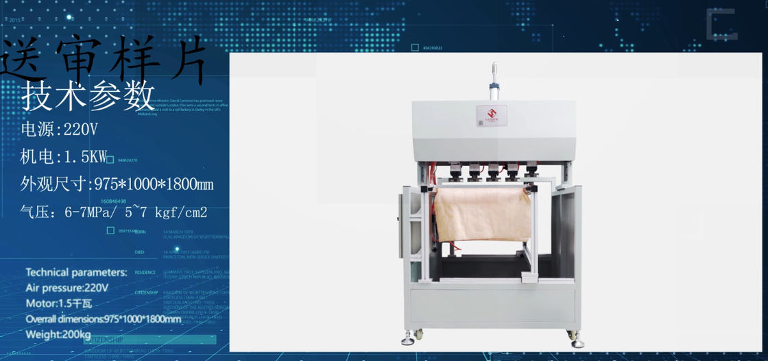 2.2kW industriële cartridge luchtfilter maken machine geavanceerde filtratietechnologie Omron besturingssysteem